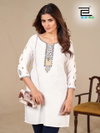 Bloom By Blue Hills Rayon Side Cut Short Kurtis Wholesale Market In Surat